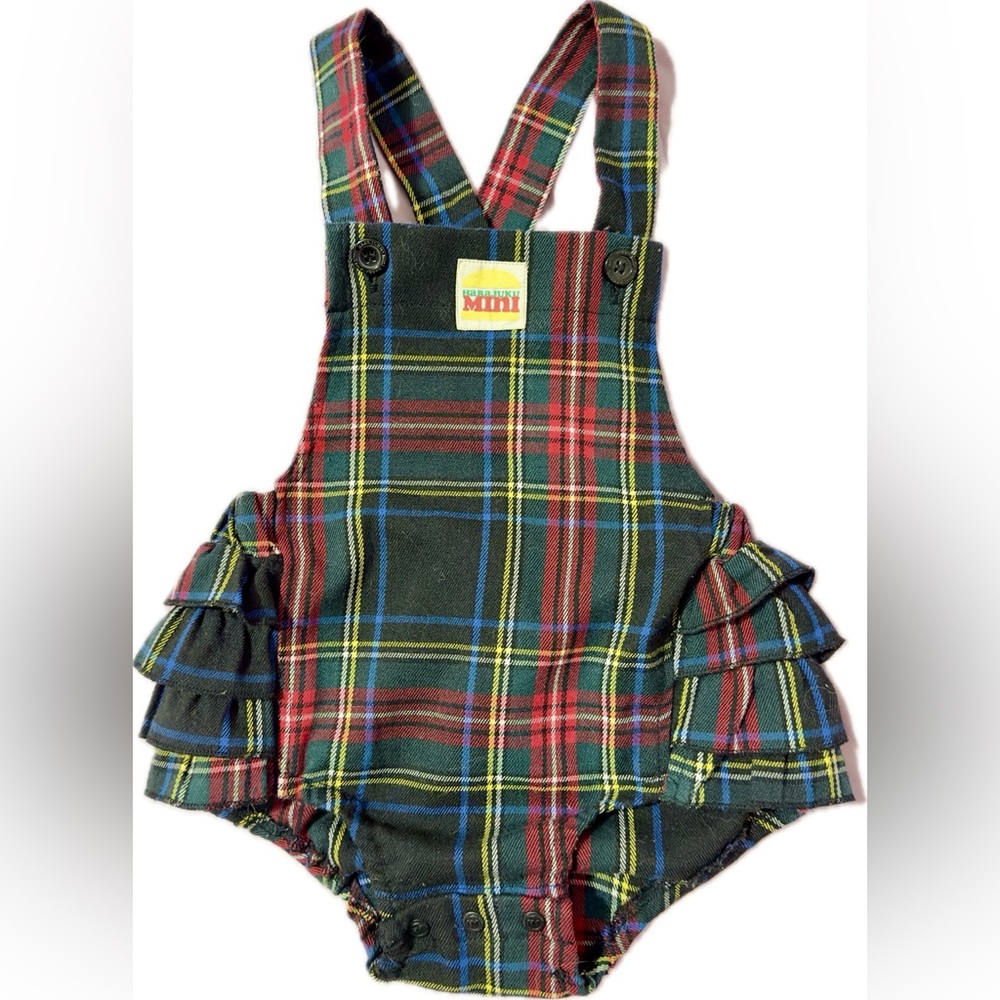 Harajuku Mini Plaid Baby Romper